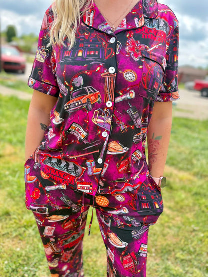 The Upside Down Adult Button Down and Pants Set