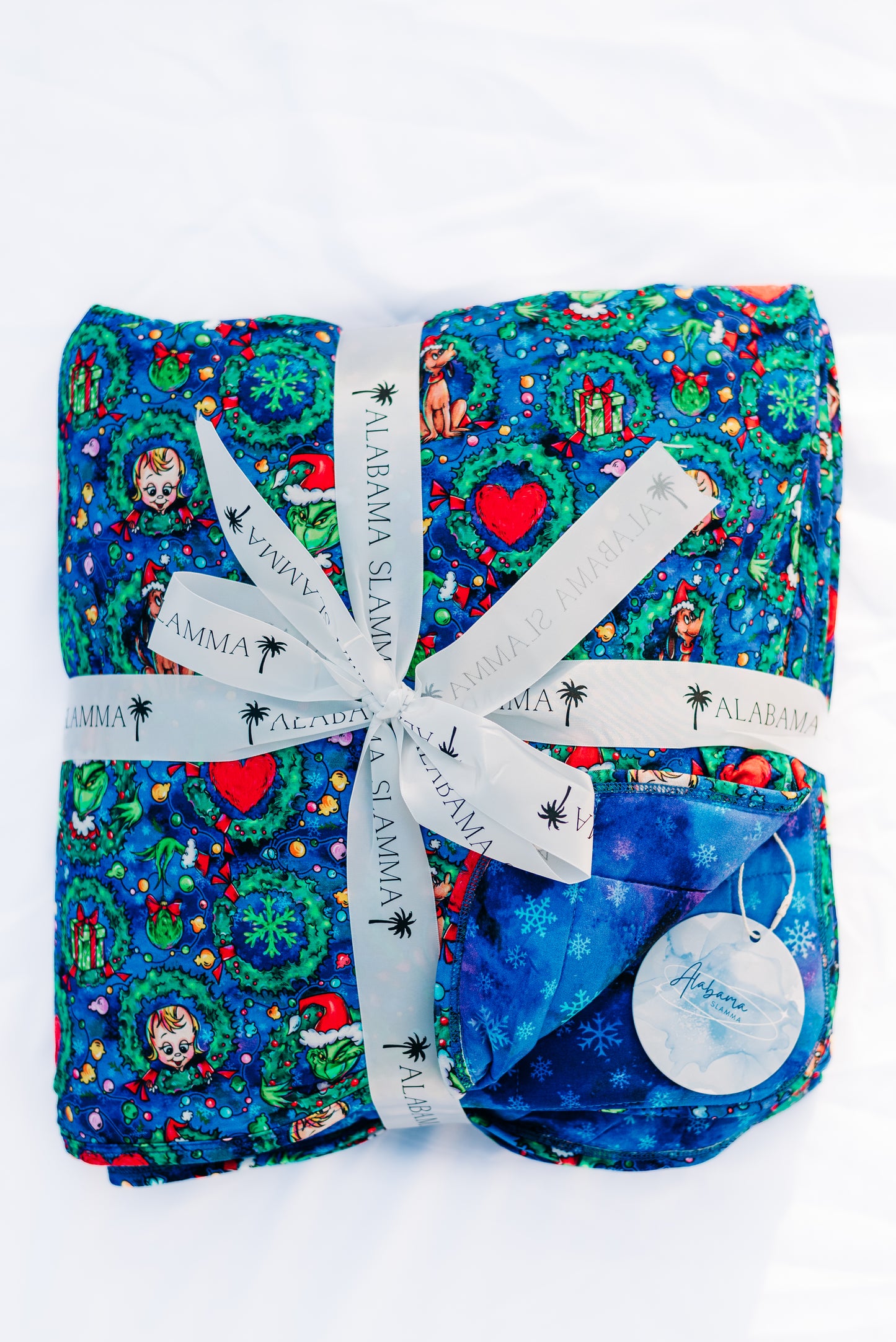 Merry Mischief Bamboo Quilted Blanket