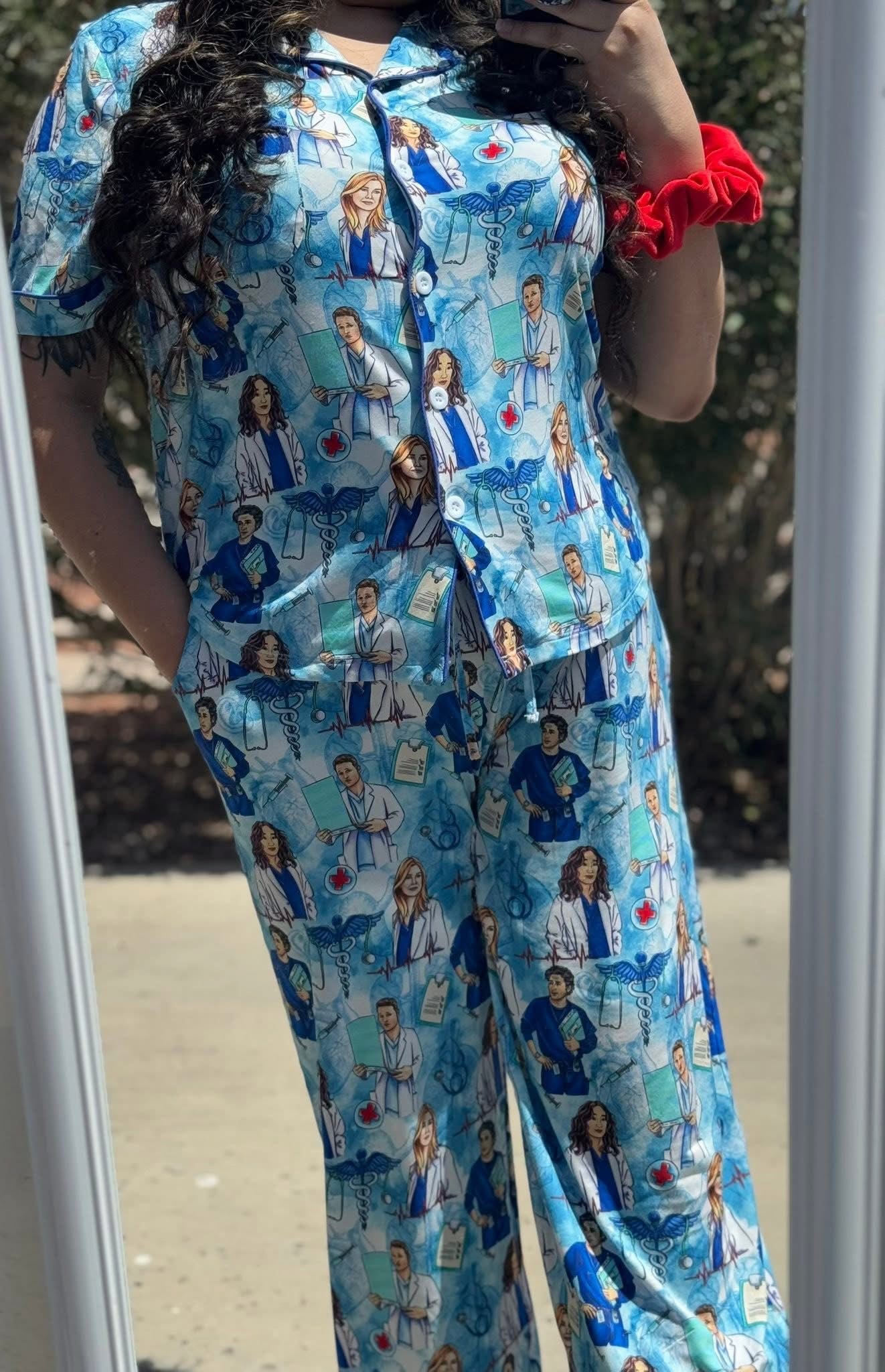 Pick Me, Choose Me Adult Button Down and Pants Set