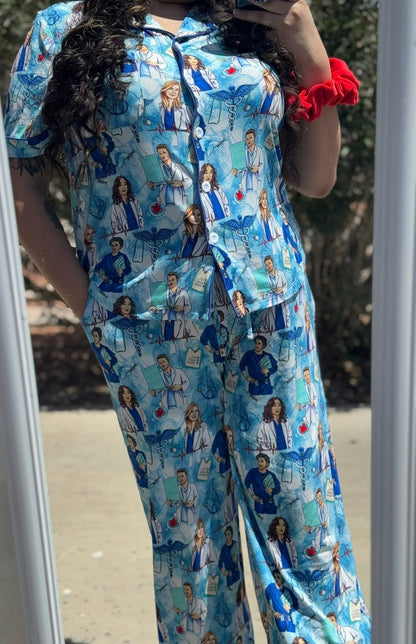 Pick Me, Choose Me Adult Button Down and Pants Set