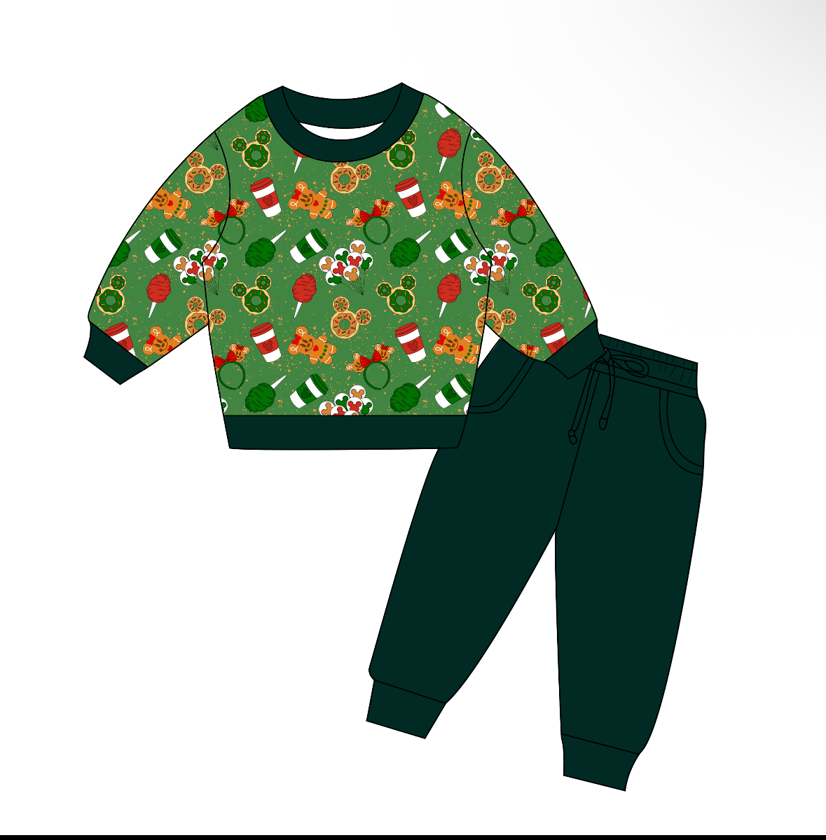 The Sweetest Season Crewneck and Joggers Daywear Set