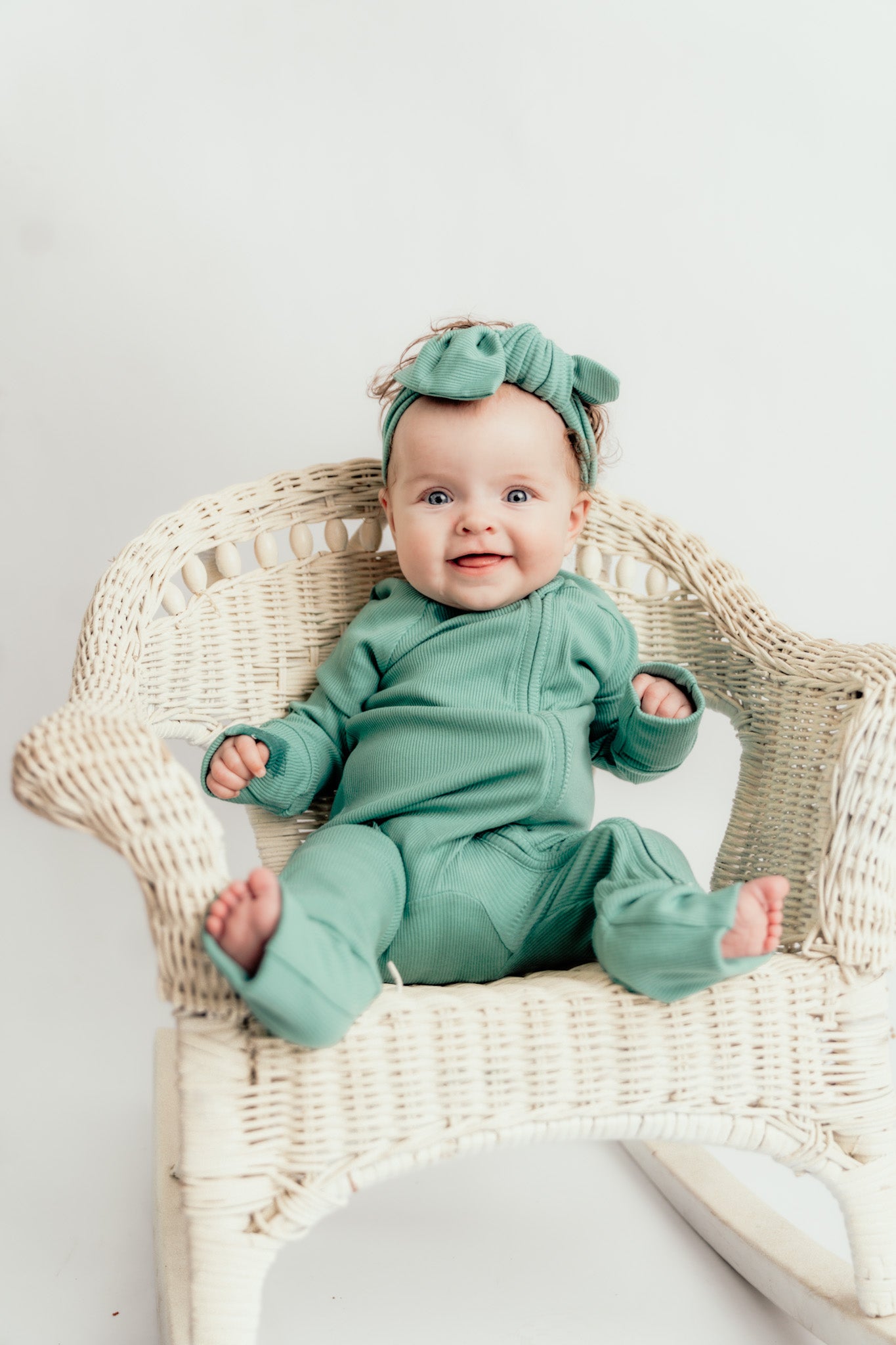 Wild Mint Ribbed Zippy