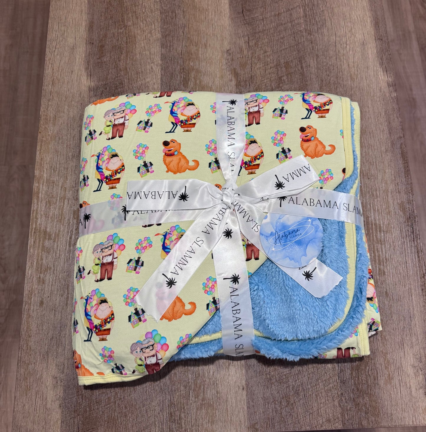 Adventure Is Out There (UP) Bamboo Blankets