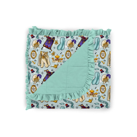 Bamboo Bliss Aladdin 65x85 Ruffle Quilt