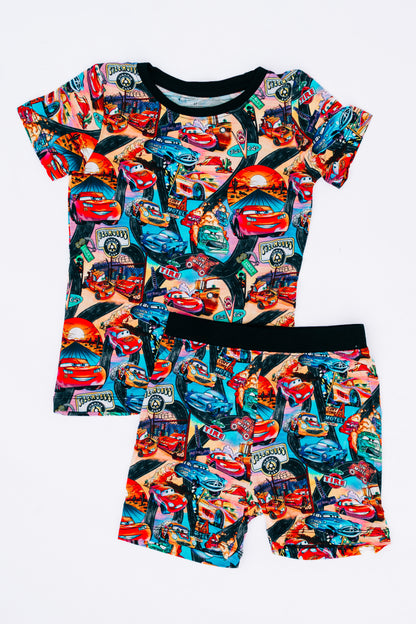 Pit Stop Party Short Sleeve 2 Piece Set
