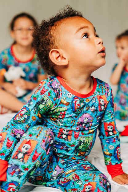 Fright Before Christmas 2 Piece Long Sleeve and Pants Set