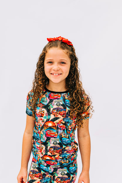 Pit Stop Party Short Sleeve 2 Piece Set