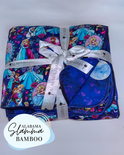 Let It Snow Bamboo Quilted Blanket