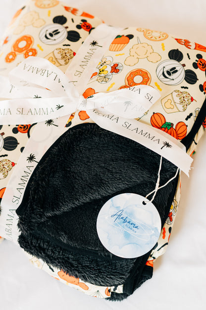 Spooky Snack Time Bamboo Plush Blanket