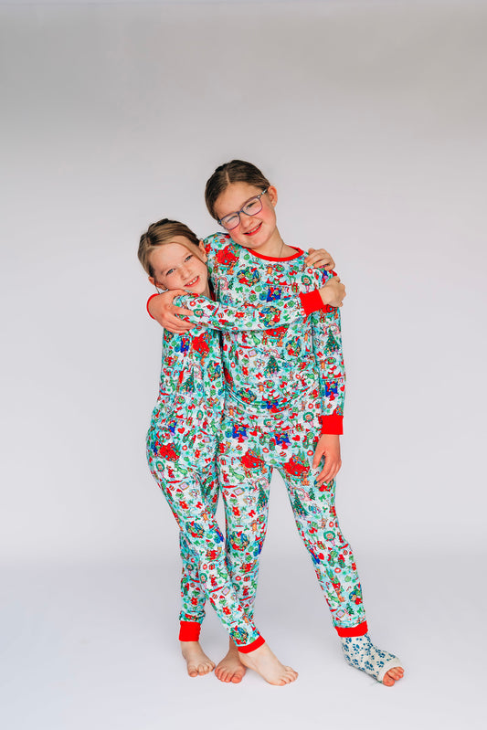 Merry WHO Crew Long Sleeve and Pants 2 Piece Set