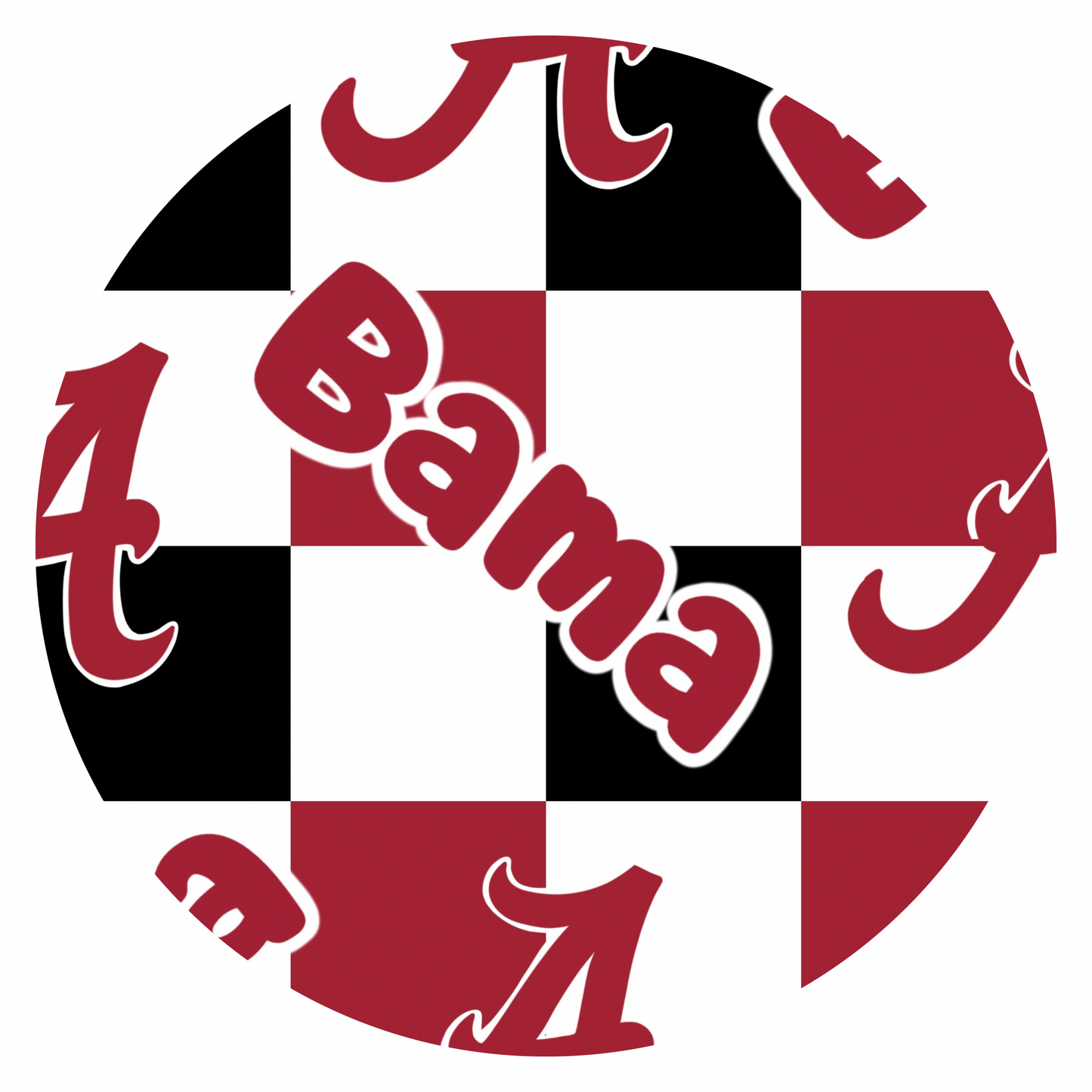 Roll Tide Checkered Bamboo Plush Blanket