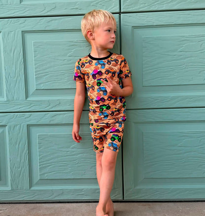 Mud Mayhem Short Sleeve and Shorts 2 Piece Set