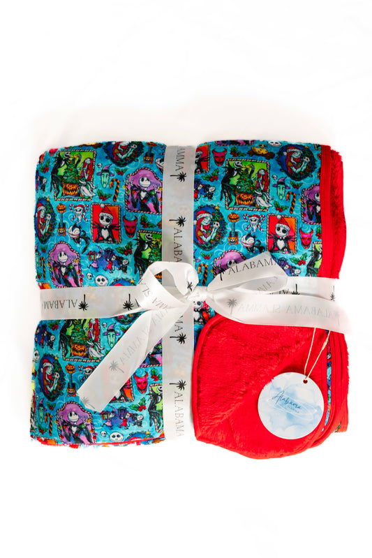 Fright Before Christmas Bamboo/Plush Blanket