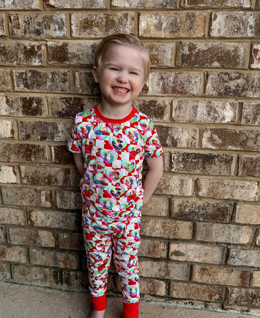 Checkmate Cuties Short Sleeve and Pants 2 Piece Set