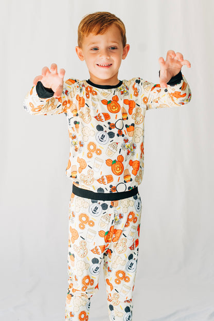 Spooky Snack Time Long Sleeve and Pants 2 Piece Set