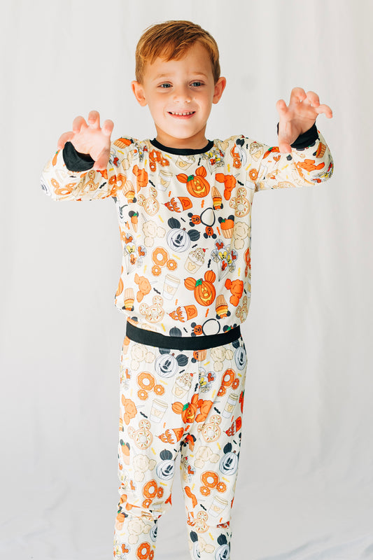 Spooky Snack Time Long Sleeve and Pants 2 Piece Set
