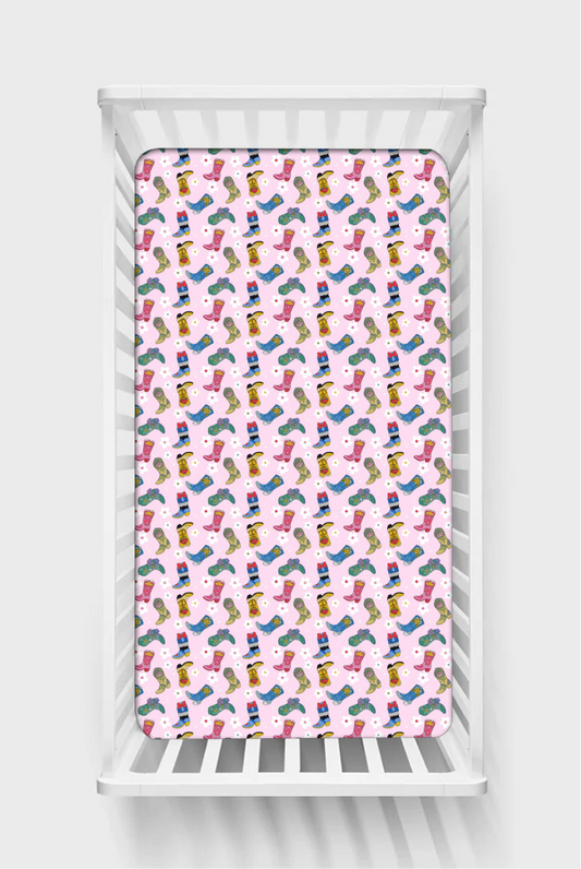 Magical Boots Crib Sheet