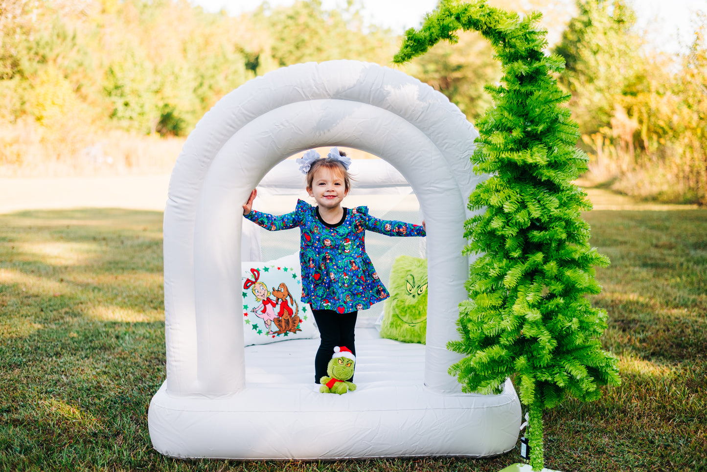 Merry Mischief Peplum and Leggings Set