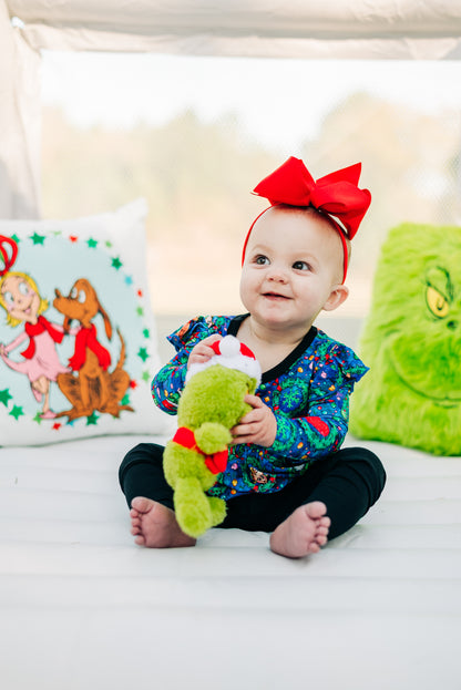 Merry Mischief Peplum and Leggings Set