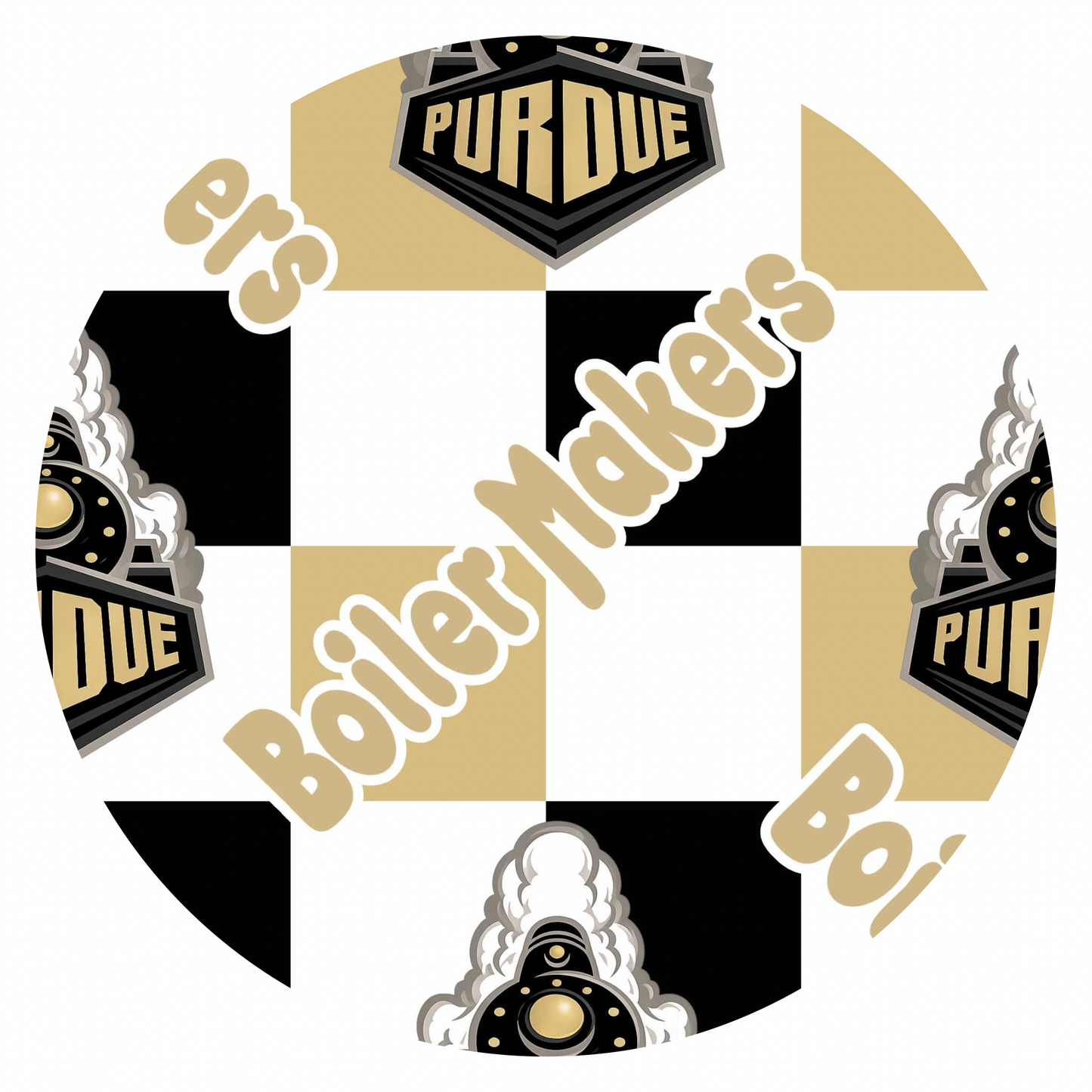 Purdue Checkered Zippy