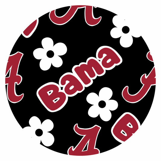 Roll Tide Floral Adult Straight Leg Pants PREORDER