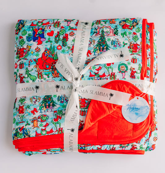 Merry WHO Crew Bamboo Quilt