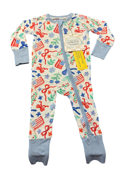 Freedom and Florals Zippy