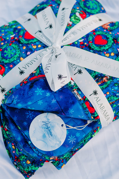 Merry Mischief Bamboo Quilted Blanket