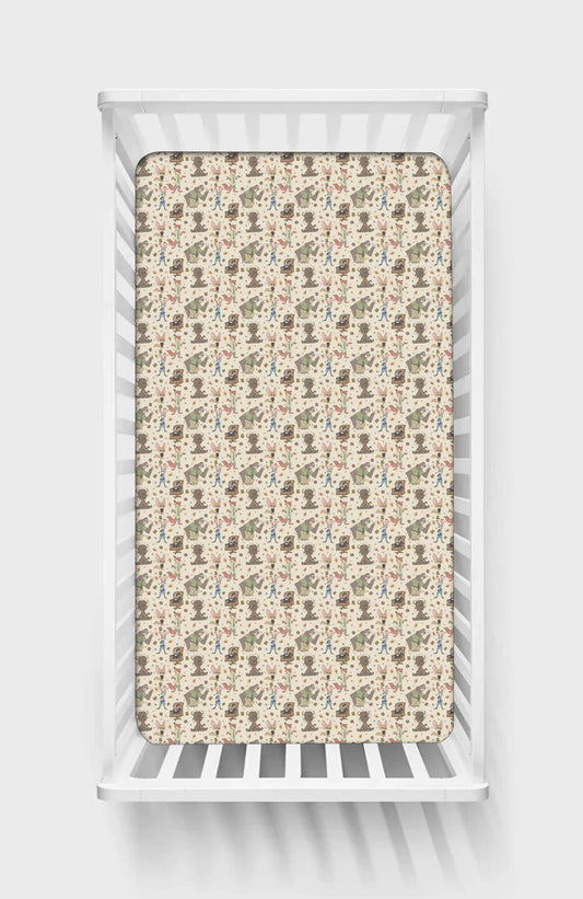 Paws and Predators Crib Sheets