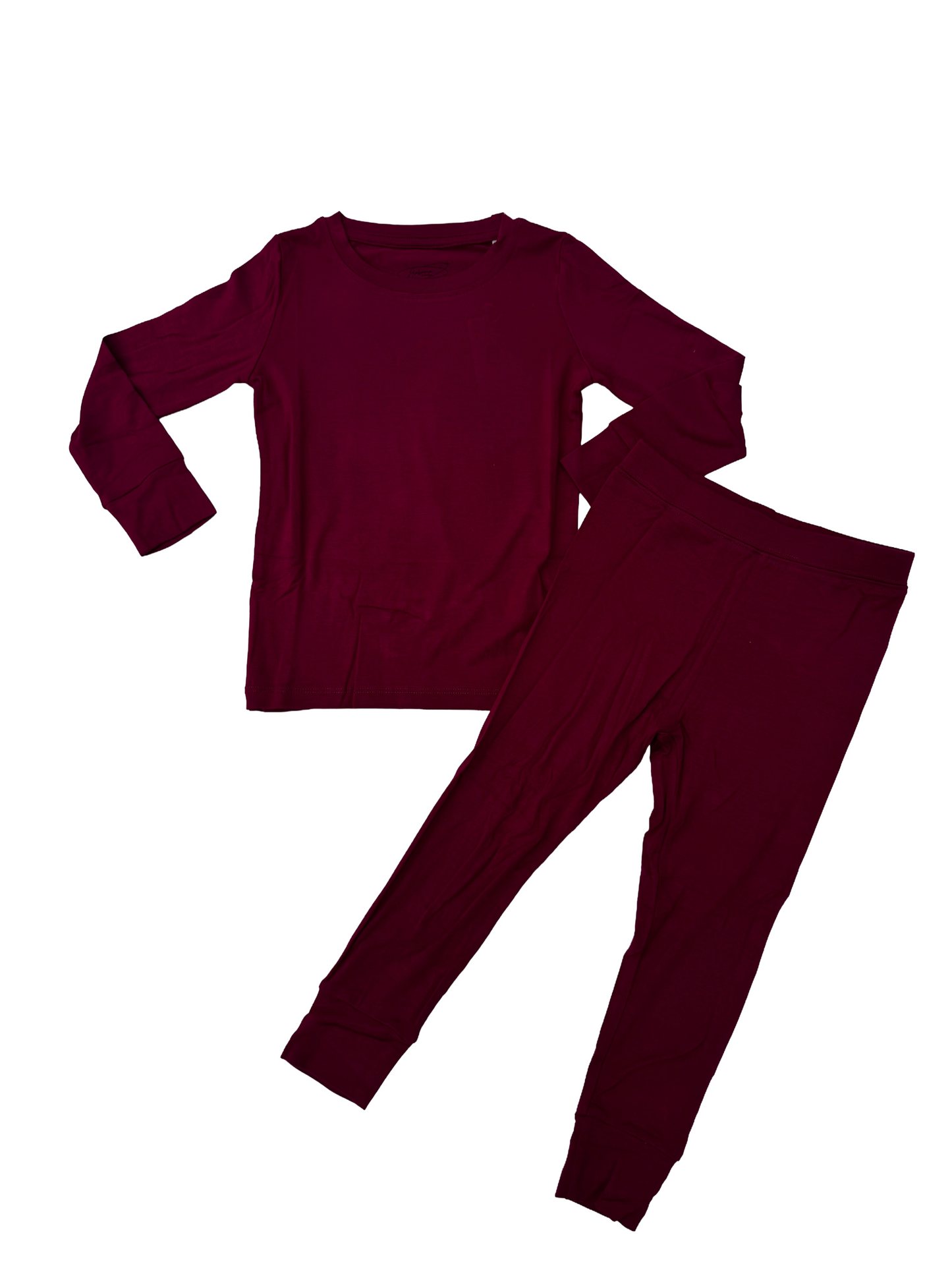 Bordeaux Long Sleeve and Pants 2 Piece Set