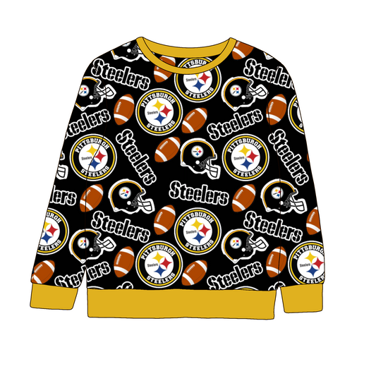 Pittsburgh Steelers Bamboo/French Terry Crewneck