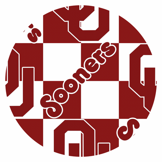 Sooners Checkered Bamboo Plush Blanket