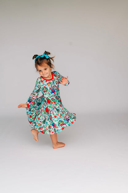 Merry WHO Crew Long Sleeve Twirl