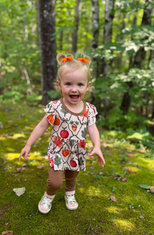 Cozy Harvest Peplum and Leggings