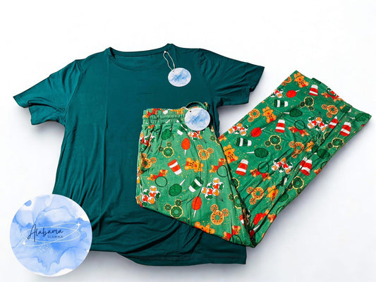 The Sweetest Season (Green) Adult Relaxed Fit Bamboo Tee