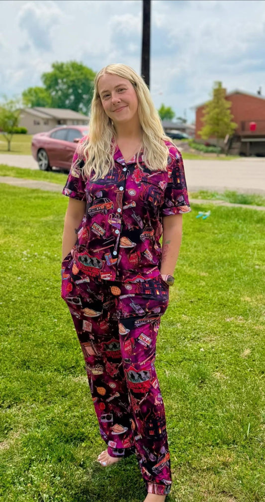 The Upside Down Adult Button Down and Pants Set