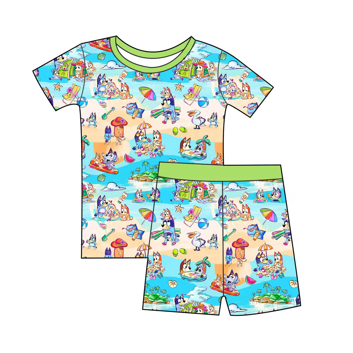 Heeler Summer 2 Piece Short Set