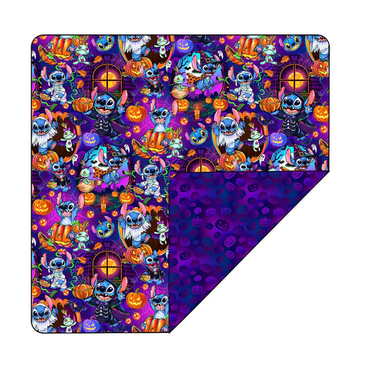 Haunted Hula Standard Bamboo Quilted Blanket