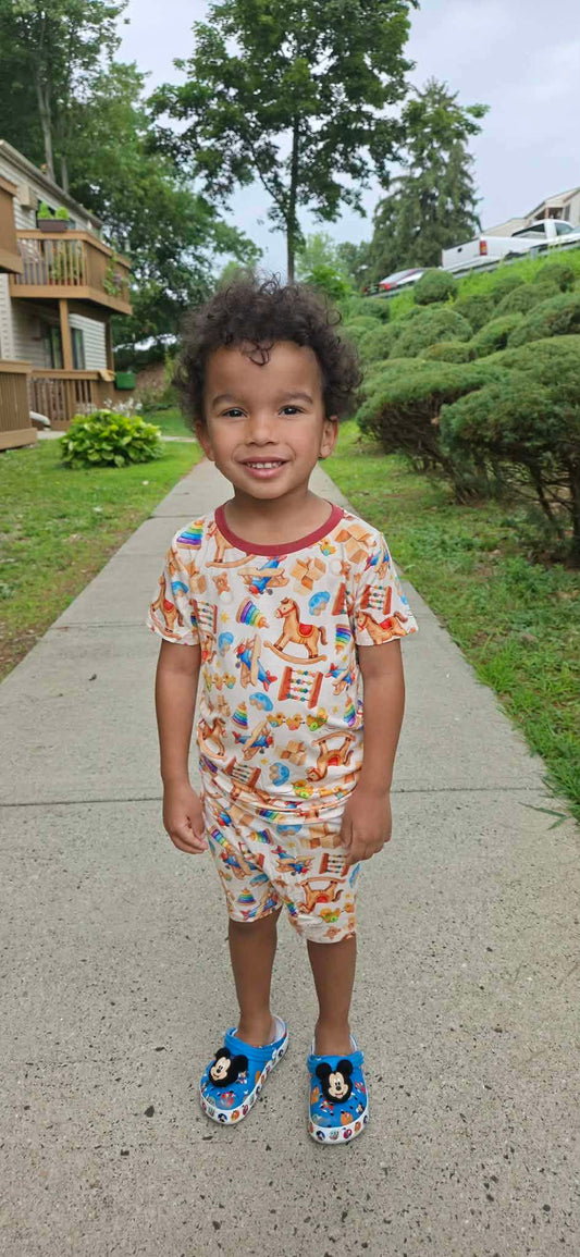 Vintage Toys Short Sleeve and Shorts 2 Piece Set