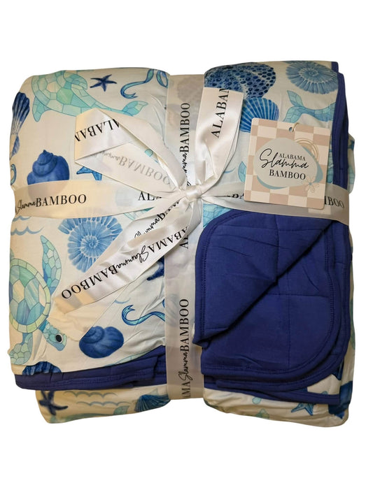 Seas the Day Standard Bamboo Quilt