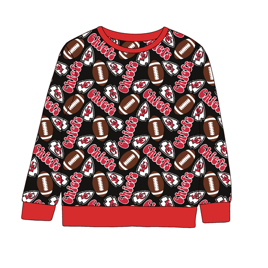 Kansas City Chiefs Adult Printed Crewneck