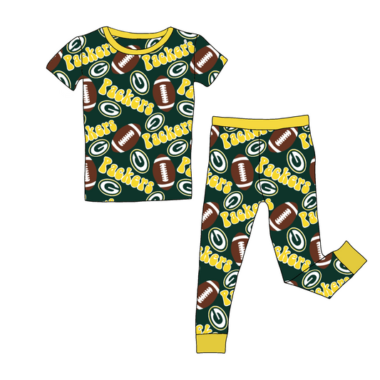Green Bay Packers Short Sleeve and Pants 2 Piece Set