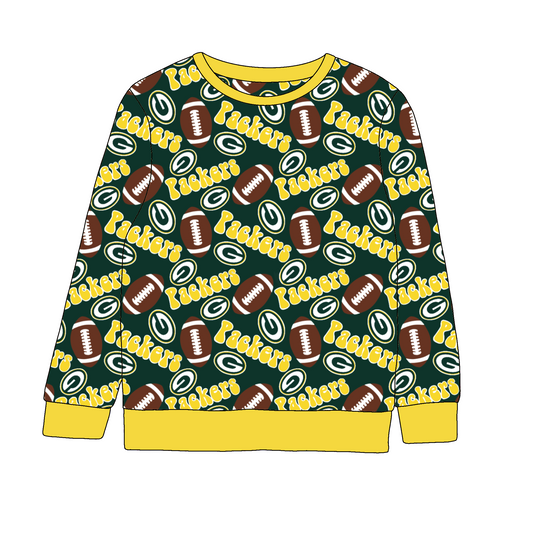 Green Bay Packers Bamboo/French Terry Crewneck