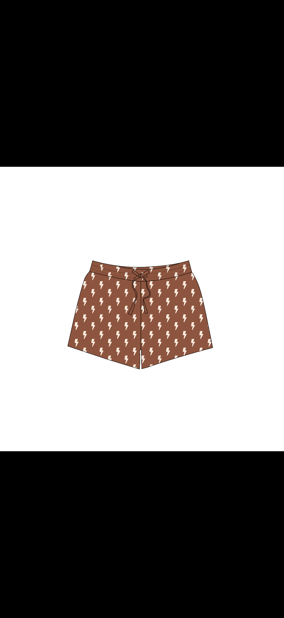 Toffee Bolts Mama Shorts