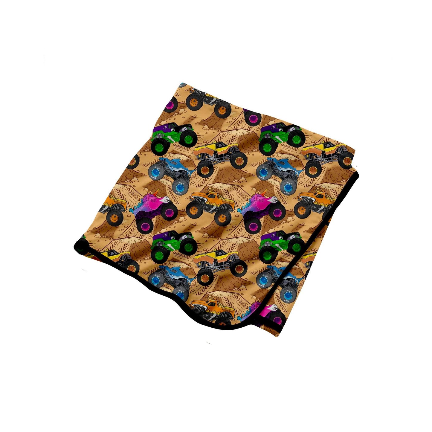 Mud Mayhem Bamboo Plush Blanket