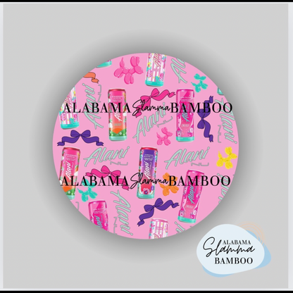 Pink Energy Standard Bamboo Plush Blanket