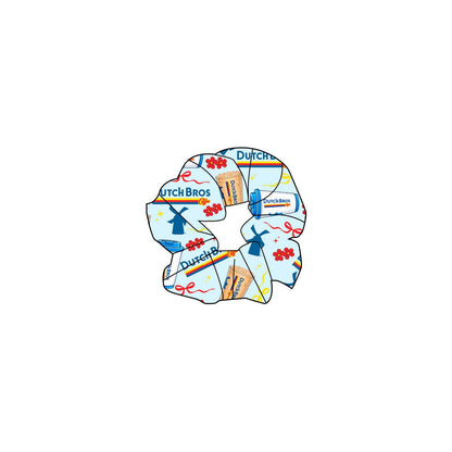 Blue Rebel Bamboo Scrunchie