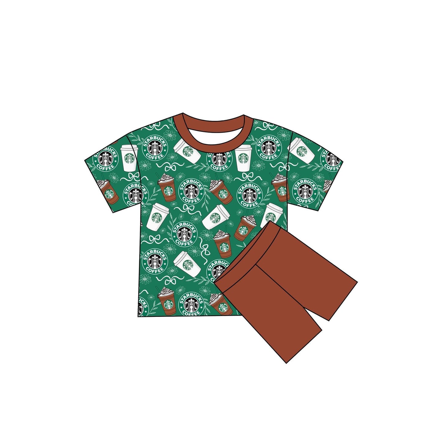 Venti Kids Oversized Tee and Bikers Daywear Set