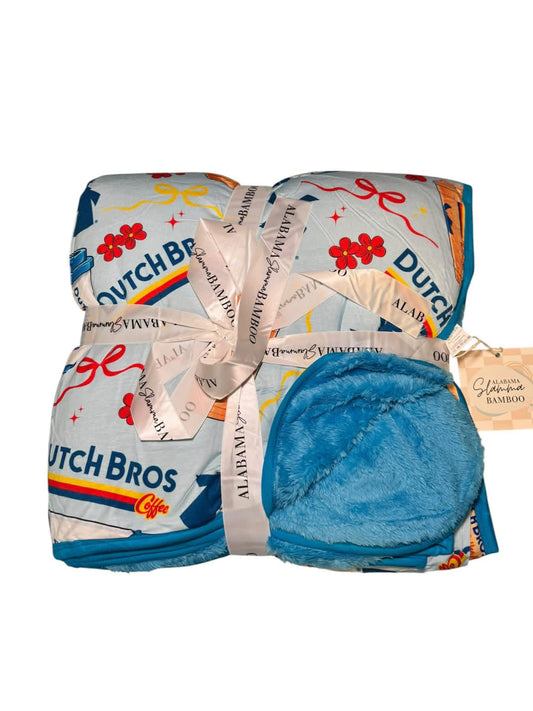 Blue Rebel Standard Bamboo Plush Blanket