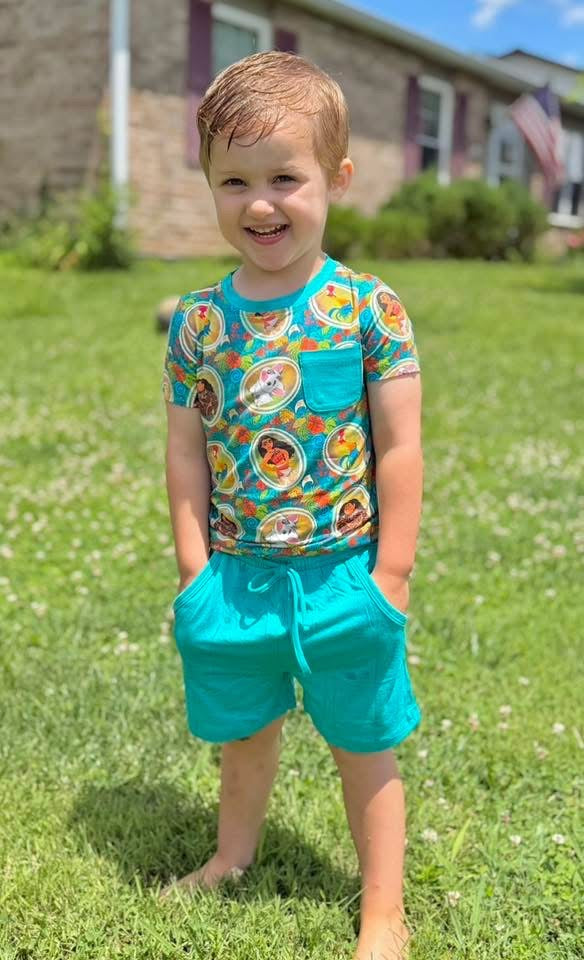 Beyond the Reef Pocket Tee and Shorts Daywear Set